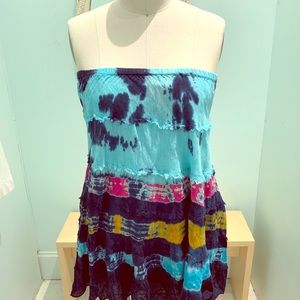 The dye bright skirt or tube top!